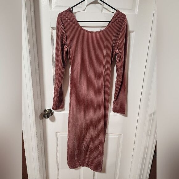 Dresses for Women Tie Side Wrap Velvet Dress Dresses Size Medium - Picture 3 of 9